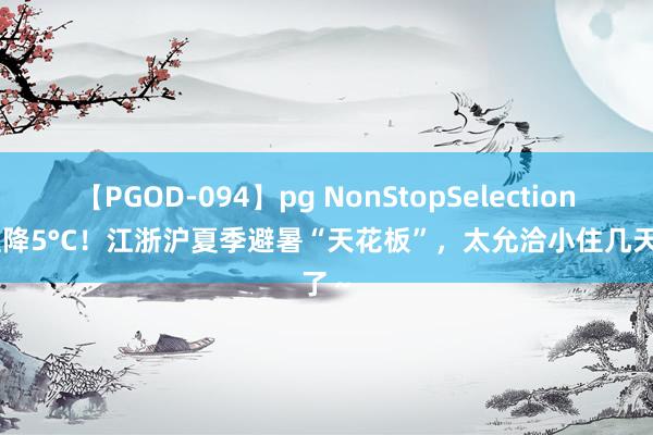 【PGOD-094】pg NonStopSelection 5 直降5°C！江浙沪夏季避暑“天花板”，太允洽小住几天了～