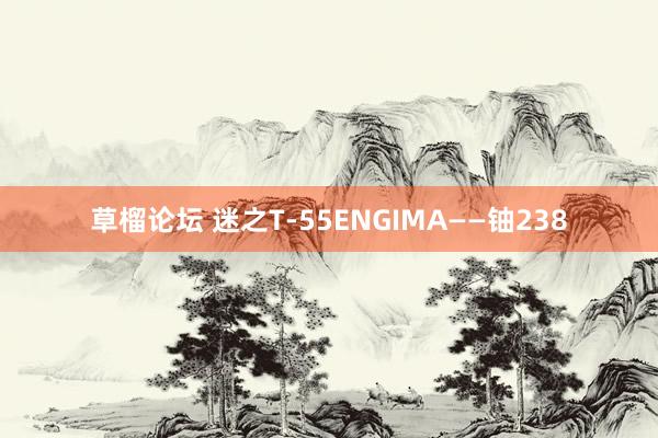 草榴论坛 迷之T-55ENGIMA——铀238